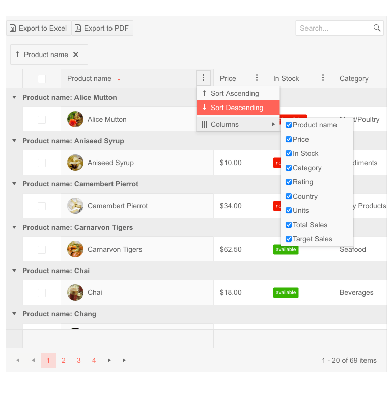grid-page-sort-filter-or-group-data
